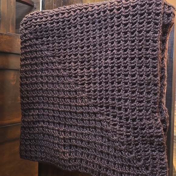 Other - 2X HOST PICK. NIP. 3'X3' Heavy Waffle Crocheted Lap Blanket